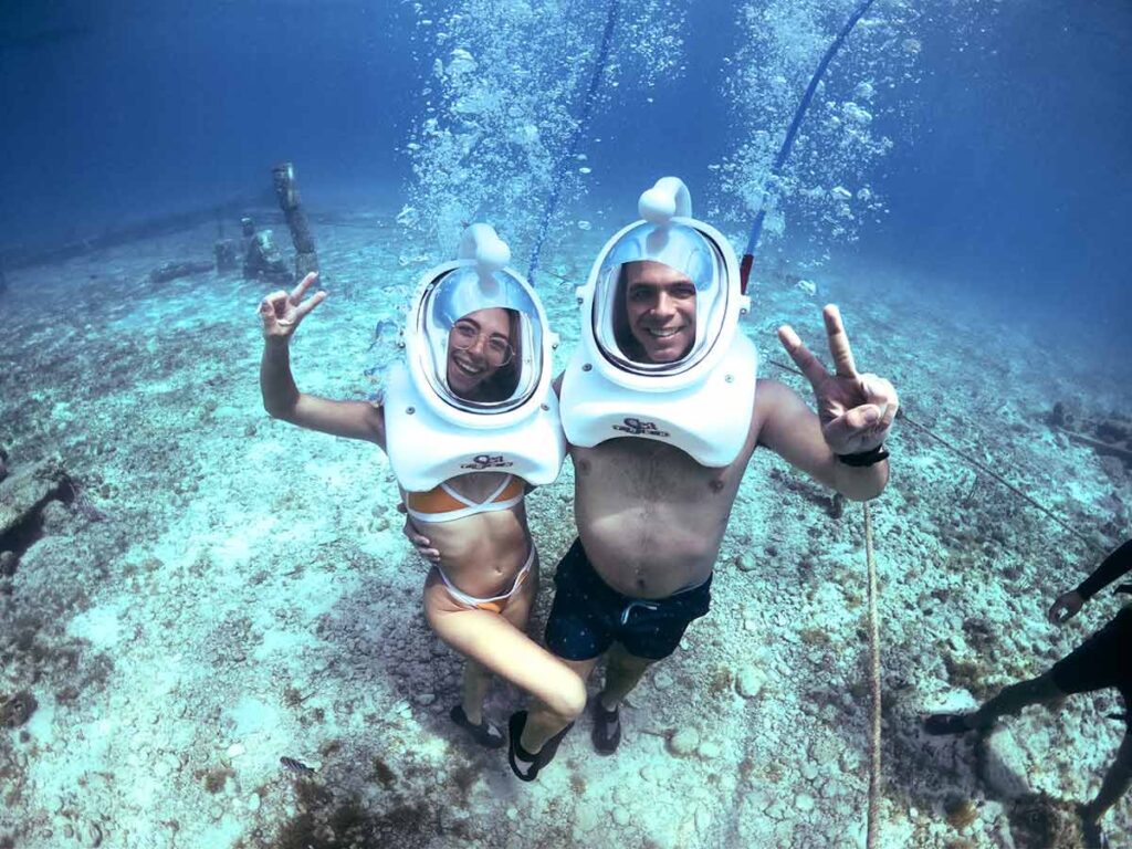 Sea Trek in Cozumel