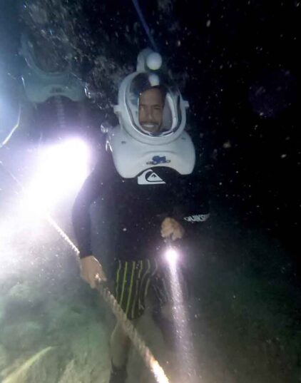 GOPR1458 Sea Trek Night Dive in Cozumel